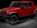 2019 Jeep Wrangler Pickup blood red