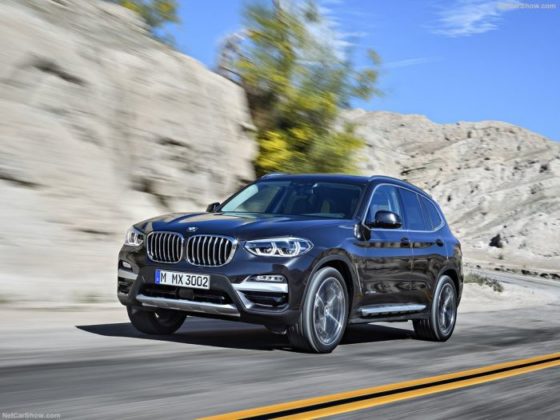 2018 BMW X3 on the road 560x420