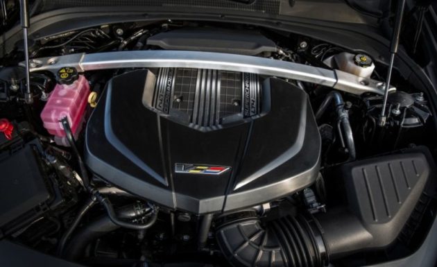 2018 Cadillac CTS V engine 630x385