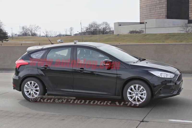 Spy Photos Ford Focus Side View